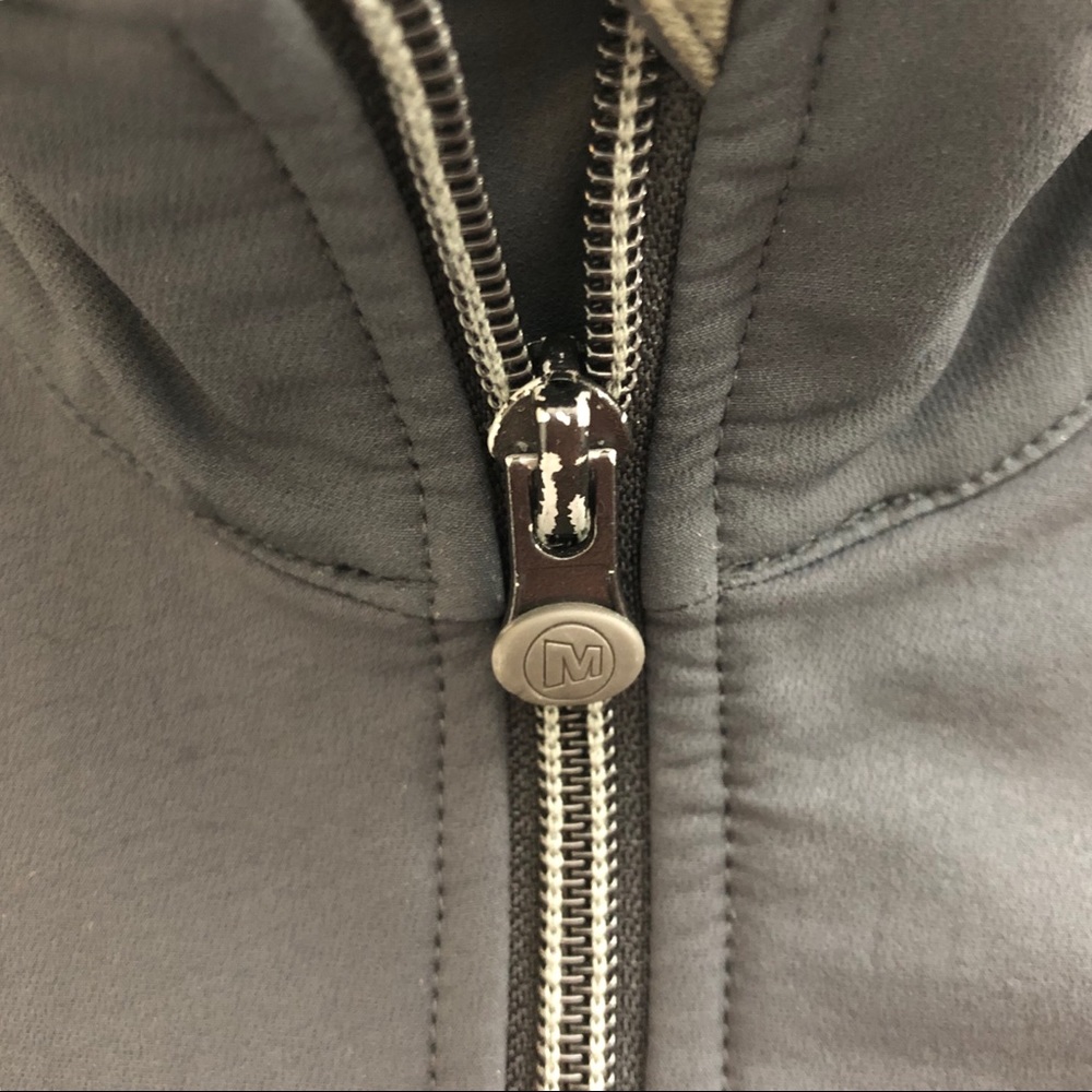 Merrell Lightweight Black Zip-Up Jacket Size Small - image 7